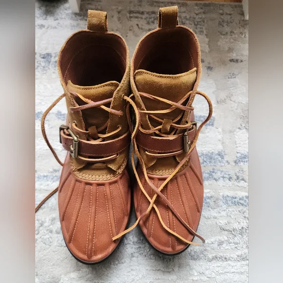 Polo Ralph Lauren Tan and Brown Rain Boots - Picture 8 of 8